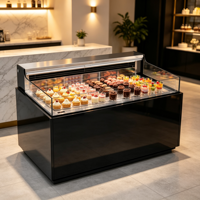 Vitrine Réfrigérée Commerciale à Température Unique, Armoire de Présentation Réfrigérée à Contrôle Numérique, Taille Personnalisée pour Salades