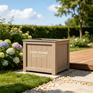 <span class=keywords><strong>Jardinera</strong></span> <span class=keywords><strong>Rectangular</strong></span> de WPC al por Mayor, <span class=keywords><strong>Jardinera</strong></span> de Madera y Plástico Compuesto para Patio, Jardín, Flores y Vegetales - Product Image 6