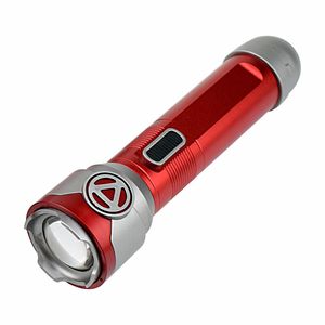 Linterna Táctica F877 Recargable de 1800mAh, Luz LED de Alta Potencia con Zoom para Exteriores - Product Image 2
