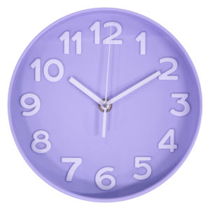 นาฬิกาแขวนผนังตกแต่งบ้าน8นิ้วรูปทรงกลมดีไซน์เรียบง่าย - Product Image 1