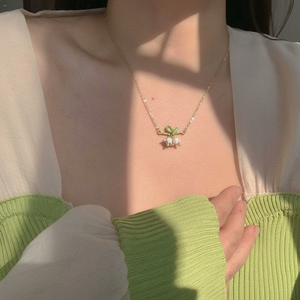 Ciondolo di tendenza belle collane luna minimalista girocolli per bambini e ragazze caldo all'ingrosso gioielli di moda - Product Image 2