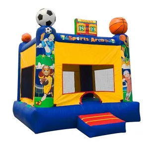 Commercial Moonwalk Jumper Bouncer Castles Sports Inflatable Kids Bounce Playhouse Jumping Castle Bouncy
