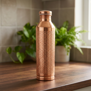 ขวดน้ำทองแดง ดีไซน์แบบจีนโบราณ พกพาสะดวก พร้อมฝาปิด - Product Image 5