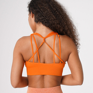 <span class=keywords><strong>Reggiseno</strong></span> <span class=keywords><strong>sportivo</strong></span> <span class=keywords><strong>senza</strong></span> <span class=keywords><strong>cuciture</strong></span> dimagrante a compressione con scollo a V da donna - Product Image 1