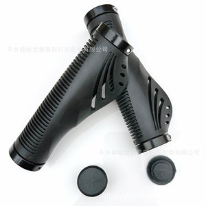 Poignées de guidon de vélo 22,2 mm noires antidérapantes pour VTT - Product Image 2