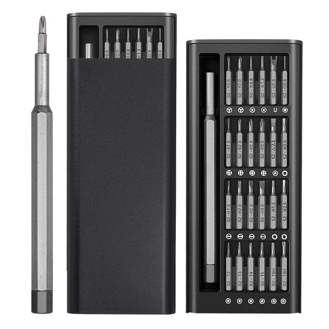Precision Screwdriver Set, 24 in 1 Electronics Repair Tool Kit for Laptop, IPhone, Computer, Phone, Glasses, Watch, PS5