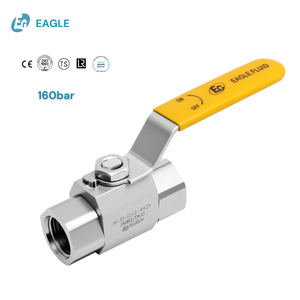 Válvulas de Bola de Acero Inoxidable Eagle para Equipos, Fabricante de Alta Presión, 1/2 3/4 2, Acero Inoxidable, Soldadura de Agua, BSPP G BSPT, Tipo de Mordida R - Product Image 1