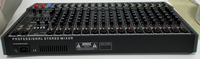Console de mixage audio numérique professionnelle 16 canaux, console de mixage audio DJ alimentée
