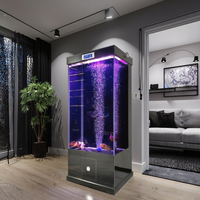 Aquarium rectangulaire en verre moderne, durable et écologique de 32 L, décoration paysagère pour la maison, pour le salon, aquarium et accessoires