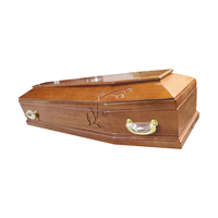 Ataúd de madera de Paulownia personalizado de estilo europeo, patrón tallado general personalizado, adornos de metal, ataúdes interiores y ataúdes