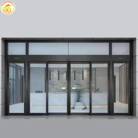 Système de portes coulissantes automatiques en verre robustes pour usage commercial avec capteur de sécurité pour entrée d'hôtel ou d'aéroport