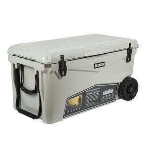 Nevera rotomoldeada Kuer de 70 cuartos con ruedas para camping, pesca y uso al aire libre - Product Image 5