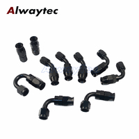 Kit de raccord universel en PTFE tressé en acier inoxydable AN4 AN6 AN8 AN10 E85 tuyau de frein en nylon tuyau refroidisseur d'huile