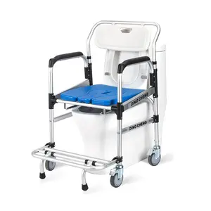 제조 업체 노인 휠체어 모바일 화장실 비데 노인 두꺼운 발 튜브 장애인 휠체어 자동차 목욕 의자