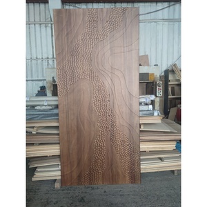 Vente directe d'usine, panneau mural en bois 3D artisanal, paysage abstrait sculpté, art en bois massif pour la décoration de la maison - Product Image 6