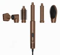 Kit de brosse à air chaud 6-en-1 1400W avec écran LCD, diffuseur et peigne pour salon de coiffure, fournisseur ODM/OEM ionique