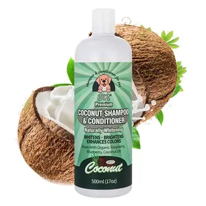 Coconut Pet Shampoo Conditioner With Blueberry Vitamin E Cleansing Mite Removal Pruritus Deodorising Cat Dog Shampoo Supplies