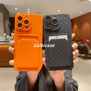 Lichicase Anti caída multicolor tarjeta bolsa teléfono Shell para Xiaomi Poco C85 C71 funda protectora - Product Image 4