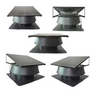 Ventilador de Techo Solar Comercial de Alta Resistencia de 24 Pulgadas, Alto Rendimiento de Extracción para Climas Cálidos JBSF-600A - Product Image 6