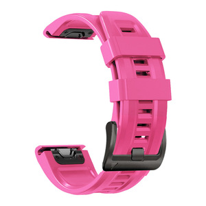 <span class=keywords><strong>Bracelet</strong></span> en silicone <span class=keywords><strong>Quickfit</strong></span> <span class=keywords><strong>22</strong></span> mm 26 mm pour Garmin Tactix 7 Pro AMOLED Delta Bravo <span class=keywords><strong>Bracelet</strong></span> pour montres intelligentes Quatix 7 Pro Respirant - Product Image 6