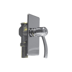 Robinet de lavabo chromé de 1 pouce avec robinet à dégagement rapide intégré - Product Image 1