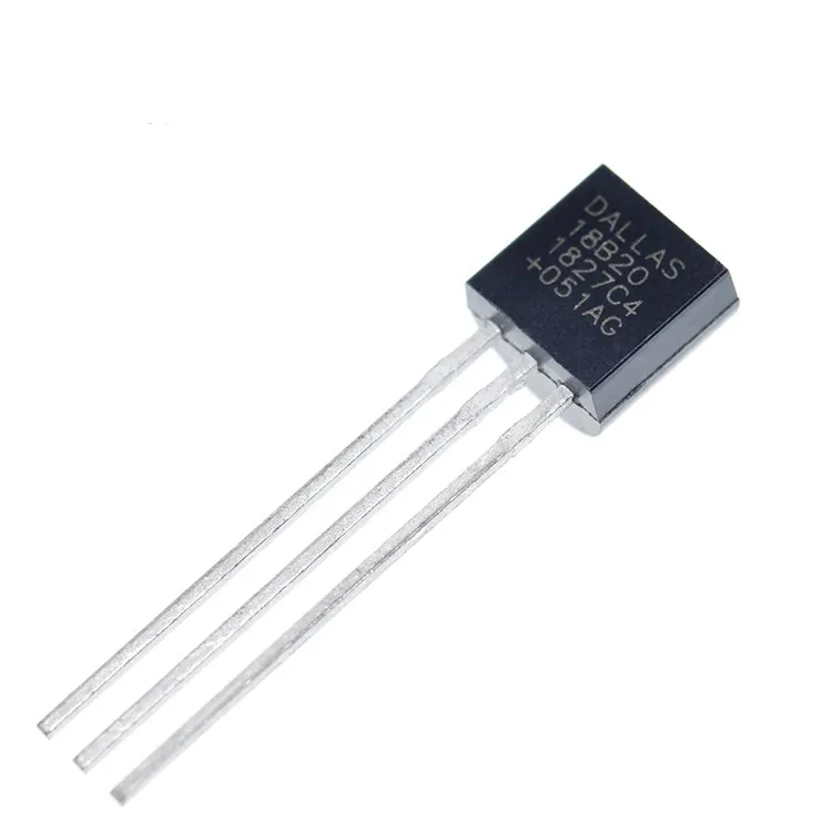 Sensor electronic chip DS18B20 TO-92 chip temperature sensor integrated circuit DS18B20