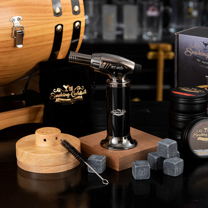 Tùy Chỉnh Whiskey Hút Thuốc Kit Torch Cocktail Hút Thuốc Lọc 4 Hương Vị Gỗ Chip Ice Cube Whiskey Đá Bộ Quà Tặng - Product Image 2