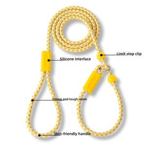 Accesorios de Mascotas Perros y Gatos de Moda de Nailon Lujo Juego de Correa y Collar Deslizante de Cuerda para Perros - Product Image 5