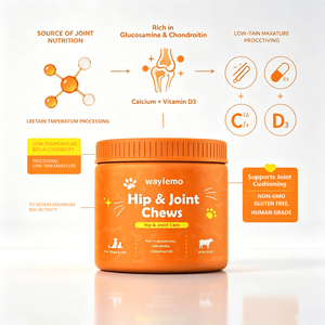 Productos Waylemo para la Salud de las Mascotas, Cuidado de las Articulaciones de la Cadera, Golosinas de Glucosamina y Condroitina, Alivio de la Artritis para Perros y Gatos Mayores - Product Image 2