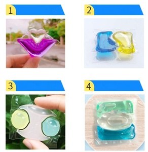 เครื่องบรรจุและติดฉลากอัตโนมัติความแม่นยำสูงสำหรับเม็ด PVA 1/2/3/4 สี พร้อมระบบบรรจุและติดฉลากอัตโนมัติ ทำจากสแตนเลส - Product Image 2