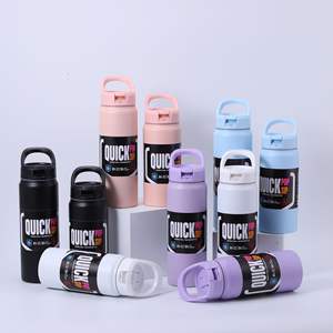 Tasse de gymnastique portable à double paroi en acier inoxydable avec couvercle 304 matériau produit au bureau Impression de logo personnalisé 18oz/24oz - Product Image 3