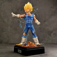 Figura de PVC de Vegeta Super Saiyan Demonizado, Kit de Modelo de Figura de Anime para Armar, 12+ años