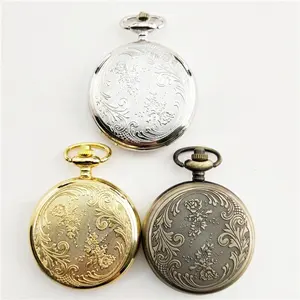 ODM Independent Patch Sticker Metall Einzigartige Silber/Gold/Kupfer Japan Uhrwerk Legierung Quarz Taschenuhr