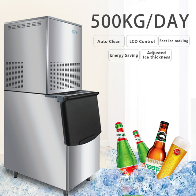 Mini Nugget Cube 750kg Comercial Desktop 2022 Tabletop Shape Ice Maker