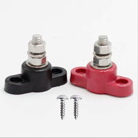 Barre de distribution de puissance en acier inoxydable 1/4 5/16 3/8, barre omnibus de batterie, goujon de distribution isolé simple pour installateur professionnel