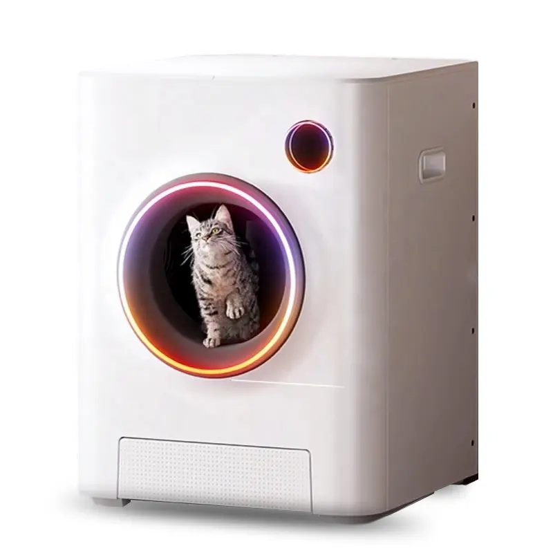 Geräuscharme App et Zubehör Ausrüstung großer intelligenter selbstreinigender automatischer Katzenklo