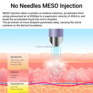 Appareil de mésothérapie par pulvérisation à haute pression d'air H5, sans aiguille, indolore, 850 Kpa, traitement de la peau, rajeunissement, blanchiment, <span class=keywords><strong>injection</strong></span> - Product Image 5