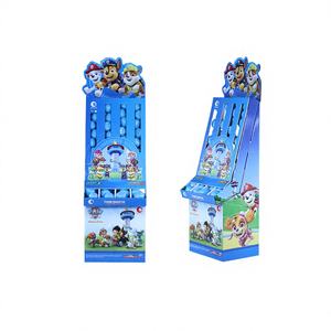Rak Display Kertas Bergelombang Kustom untuk Mainan Boneka Kartun & Yo-yo-Penggunaan Promosi Model Z2006 Buatan Foshan - Product Image 1
