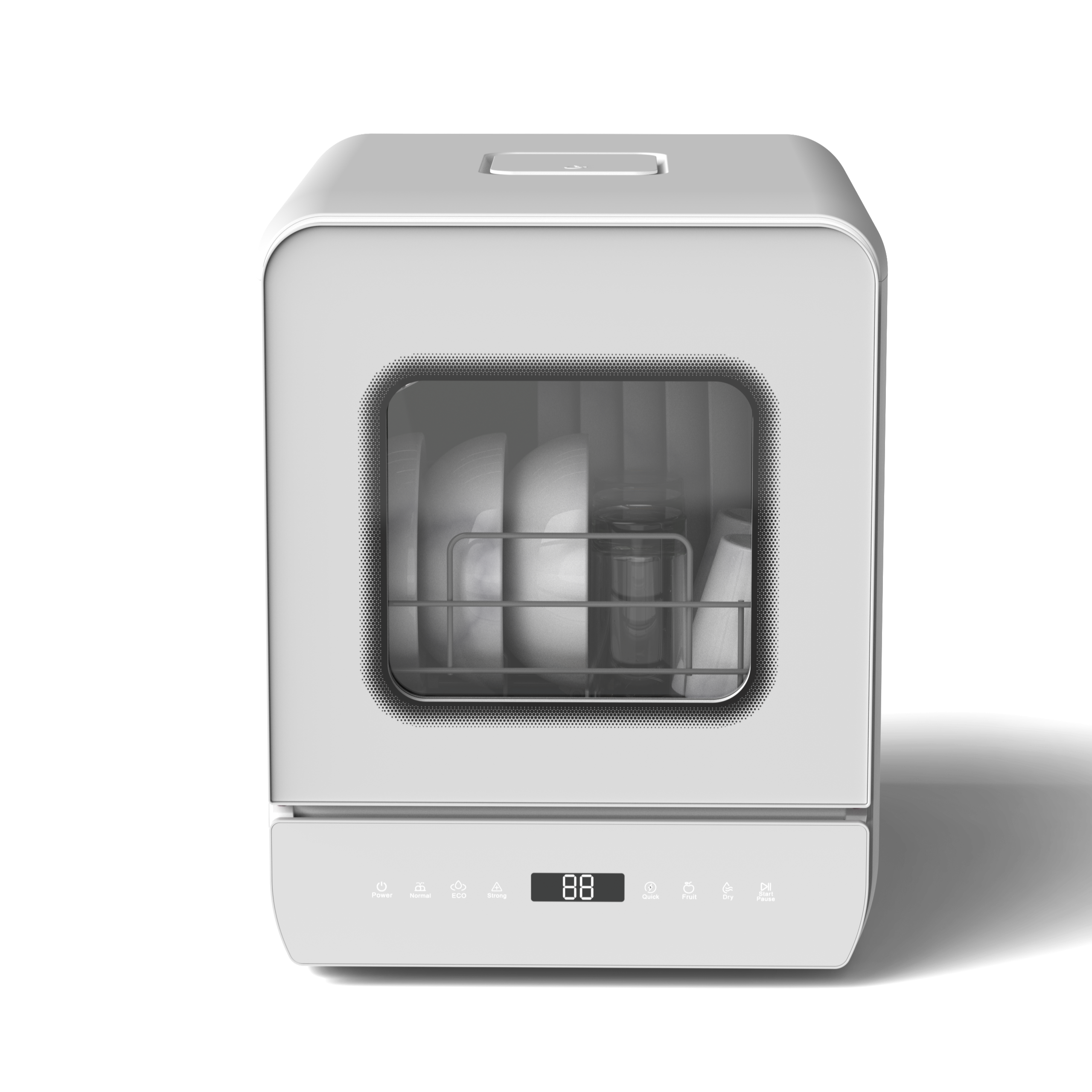 High Quality Hot Selling White Desktop Dishwasher Automatic Cleaning Portable Smart Mini Household Dishwasher