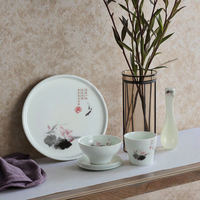 Table en mélamine, livraison gratuite en chine, design OEM, vaisselle privée