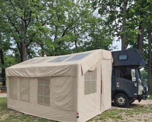Tente de <span class=keywords><strong>camping</strong></span> gonflable <span class=keywords><strong>pour</strong></span> hayon de SUV, imperméable, quatre saisons, familiale, portable, légère, ouverture rapide, en Oxford - Product Image 5