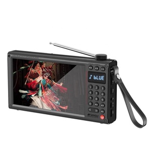 SANSUI Nuevo F70 Radio Portátil de 7 Pulgadas 1080P con <span class=keywords><strong>FM</strong></span>, Video, Bluetooth 5.3, Altavoz, Kit de Supervivencia de Emergencia, Linterna - Product Image 1