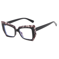 Nuevas Gafas de Moda Tr90 para Mujer, Gafas con Logotipo Personalizado, Montura Grande Vintage de Ojo de Gato