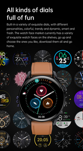 2023 nuovo Display rotondo Smart Watch VT33s temperatura Monitor dell'ossigeno nel sangue orologi di moda con risposta al telefono Ca - Product Image 5