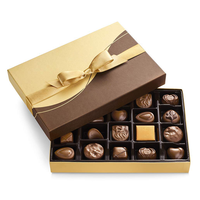 Boîtes à chocolat Emballage Rectangle Chocolat Couvert Fraise Papier Boîte Cadeau De Mariage Anniversaire DIY Cadeau De Noël Bar Alimentaire