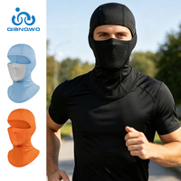 Balaclava de cyclisme personnalisable avec logo, masque facial unisexe doux et rafraîchissant pour sports de plein air et casque de vélo