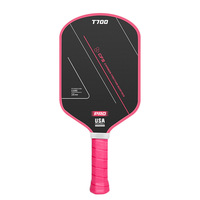 Raquette de pickleball SwiftAce SA-356 T700 en fibre de carbone haute rigidité, surface mate texturée, légère, haute rotation, nid d'abeille 16 mm