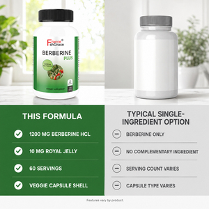 Customized Shecome Berberine <b>Herbal</b> <b>Supplement</b> Support Healthy Immune System 120 Capsules Berberine Capsules - Product Image 2