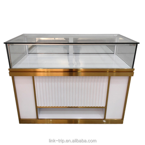 Hiện đại tùy chỉnh phổ biến Đồng hồ trang sức kính góc vitrine Tủ sử dụng kính hiển thị trường hợp - Product Image 5