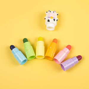 Mini stylo <span class=keywords><strong>surligneur</strong></span> empilable Pastel mignon 6-en-1 couleurs assorties marqueur de fruits animaux innovant <span class=keywords><strong>surligneur</strong></span> liquide fabricant haut - Product Image 2